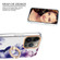 iPhone 13 Pro Max Ring IMD Flowers TPU Phone Case  - Purple Begonia