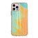 iPhone 13 Pro Max IMD Process Rendering Watercolor Aurora Pattern TPU + PC Shockproof Case  - Yellow