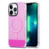 iPhone 13 Pro Max PC + TPU IMD MagSafe Magnetic Phone Case - Pink