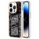 iPhone 13 Pro Max Electroplating Marble Dual-side IMD Phone Case - Equation