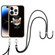 iPhone 13 Pro Max Electroplating Dual-side IMD Phone Case with Lanyard - Natural Growth