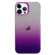 iPhone 13 Pro Max Double Sided IMD Gradient Glitter PC Phone Case - Purple