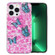 iPhone 13 Pro Max IMD Shell Pattern TPU Phone Case - Colorful Butterfly
