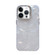 iPhone 13 Pro Max Gradient Shell Texture TPU + Acrylic IMD Phone Case - Silver