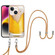 iPhone 15 Electroplating Dual-side IMD Phone Case with Lanyard - Draft Beer
