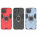 iPhone 15 Shockproof PC + TPU Holder Phone Case - Red