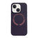 iPhone 15 Magsafe Magnetic Silicone Phone Case - Dark Purple