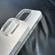 iPhone 15 Electroplated TPU + Acrylic IMD Phone Case - Silver