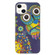 iPhone 15 Electroplating Soft TPU Phone Case - Blue Owl