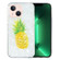 iPhone 15 IMD Shell Pattern TPU Phone Case - Pineapple