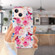 iPhone 15 IMD Shell Pattern TPU Phone Case - Butterfly Flower
