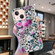 iPhone 15 IMD Shell Pattern TPU Phone Case - Leopard Flower