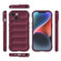 iPhone 15 Magic Shield TPU + Flannel Phone Case - Wine Red