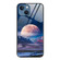 iPhone 15 Colorful Painted Glass Phone Case - Moon Hill