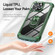 iPhone 14 Pro Max TPU + PC Lens Protection Phone Case with Ring Holder - Green