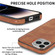 iPhone 14 Pro Max Skin-Feel Electroplating TPU Shockproof Phone Case - Brown