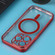 iPhone 14 Pro Max MagSafe Electroplating Straight TPU Phone Case  - Red