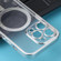 iPhone 14 Pro Max MagSafe Electroplating Straight TPU Phone Case  - Silver