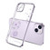 iPhone 14 Pro Max Electroplating Diamond Dandelion TPU Phone Case  - Purple