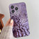 iPhone 14 Pro Max Meteorite Texture Electroplating TPU Phone Case - Purple