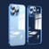 iPhone 14 Pro Max Dustproof Glass Lens Protection Electroplating Phone Case - Navy Blue