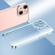 iPhone 14 Pro Max Electroplating High Transparent TPU Phone Case  - Black