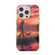 iPhone 14 Pro Max Dual-sided Lamination Oil Painting IMD Phone Case - Old Man and Dog