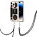 iPhone 14 Pro Max Electroplating Dual-side IMD Phone Case with Lanyard - Retro Radio
