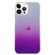 iPhone 14 Pro Max Double Sided IMD Laser Gradient PC Phone Case - Purple