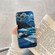 iPhone 14 Pro Max Oil Painting IMD Straight TPU Phone Case - Waves