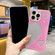 iPhone 14 Pro Max PC + TPU Dual-side Laminating IMD Phone Case - Pink