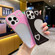 iPhone 14 Pro Max PC + TPU Dual-side Laminating IMD Phone Case - Pink