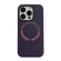 iPhone 14 Pro Max Magsafe Magnetic Silicone Phone Case - Dark Purple