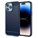 iPhone 14 Pro Max Brushed Texture Carbon Fiber TPU Phone Case  - Blue