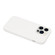 iPhone 14 Pro Max Solid Color Frosted Silicone Phone Case - White