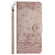iPhone 14 Pro Max Cat Embossing Pattern Leather Phone Case with Lanyard - Grey