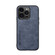 iPhone 14 Pro Max Skin Feel Magnetic Leather Back Phone Case - Blue