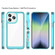 iPhone 14 Pro Max Colorful Series Acrylic + TPU Phone Case  - Transparent Blue