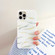 iPhone 11 Thickened TPU Glazed Marble Mobile Phone Case - White