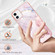 iPhone 11 Electroplating Marble Pattern Dual-side IMD TPU Shockproof Case - Rose Gold 005