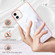 iPhone 11 Electroplating Marble Pattern Dual-side IMD TPU Shockproof Case - White 006