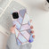iPhone 11 Plating Colorful Geometric Pattern Mosaic Marble TPU Mobile Phone Case - Blue PJ4