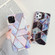 iPhone 11 Plating Colorful Geometric Pattern Mosaic Marble TPU Mobile Phone Case - Blue PJ4