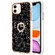 iPhone 11 Electroplating Dual-side IMD Phone Case with Ring Holder - Equation