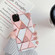 iPhone 11 Pro Plating Colorful Geometric Pattern Mosaic Marble TPU Mobile Phone Case - Pink PJ1