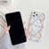 iPhone 11 Pro Plating Colorful Geometric Pattern Mosaic Marble TPU Mobile Phone Case - Black PJ6