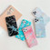 iPhone 11 Pro Max TPU Glossy laser Marble IMD Colorful Mobile Phone Case - Black