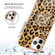 iPhone 11 Pro Max Electroplating Marble Dual-side IMD Phone Case - Leopard Print