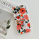 iPhone 11 Pro Max Frosted Flowers Pattern IMD TPU Case with Folding Holder - Red