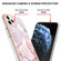 iPhone 11 Pro Max Electroplating Marble Pattern Dual-side IMD TPU Shockproof Case - Rose Gold 005
